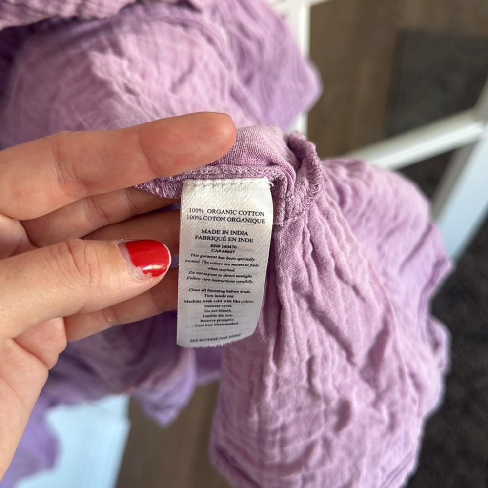 Lavender Flowy Women's Dress - Picture 6 of 6